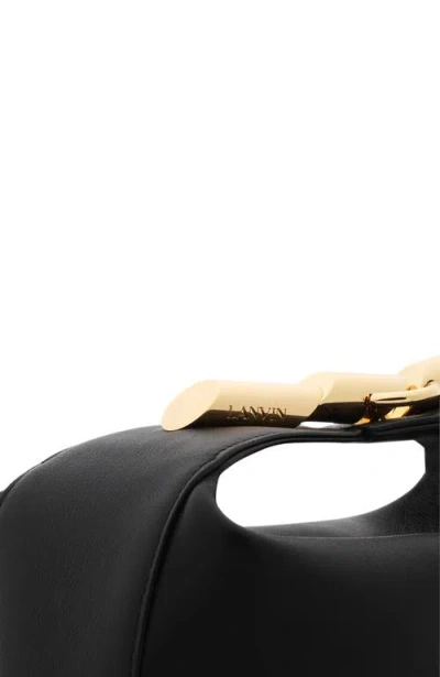Lanvin Haute Sequence Black Leather Bag In Nero