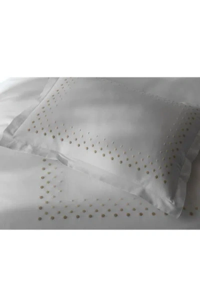 Matouk Dorothy 600 Thread Count Sham In Silver Ombre