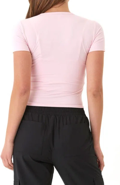Threads 4 Thought Guadalupe Luxe Jersey Crop Top In Heather Rose Blush