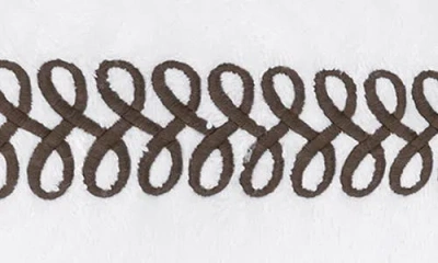 Matouk Astor Braid Bath Towel In Mocha