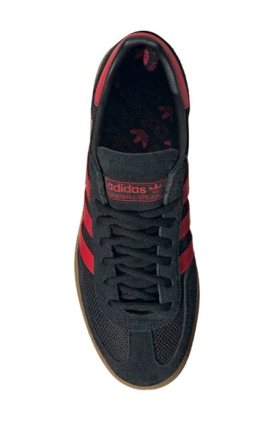 Adidas Originals Adidas Gender Inclusive Handball Spezial Sneaker In Black/better Scarlet/gum
