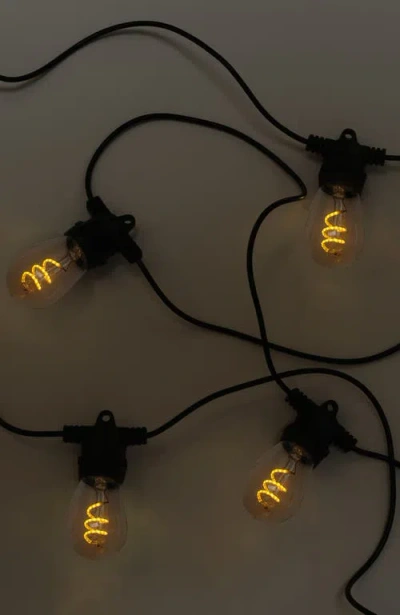 Brightech Solar-powered Weatherproof Led Spiral Filament  Heavy Duty Outdoor String Lights In 48 Ft 15 Bulbs | Soft White