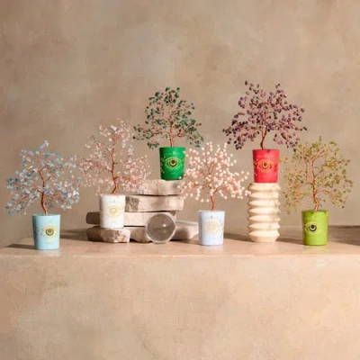 Karma And Luck Amplified Dreams Crystal Quartz April Birthday Tree In White