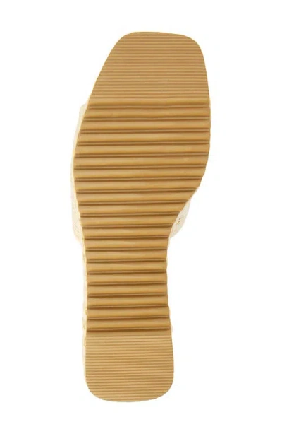 Beach By Matisse Marche Platform Wedge Slide Sandal In Ivory