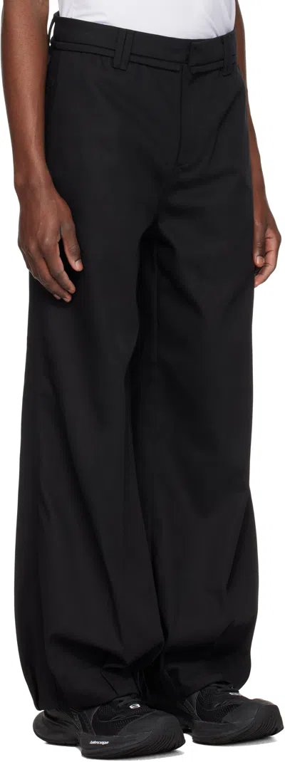 Namesake Black Astro Jogger Track Pants In Euphoric Black