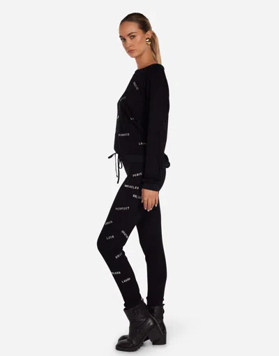 Lauren Moshi Noleta Stud Affirmations In Black