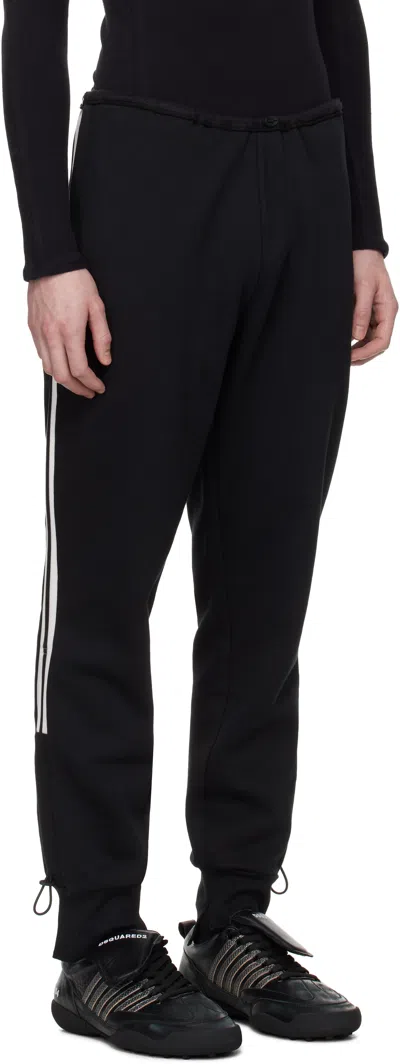 Prototypes Black Toggle Track Pants In Upcycled Trackpants
