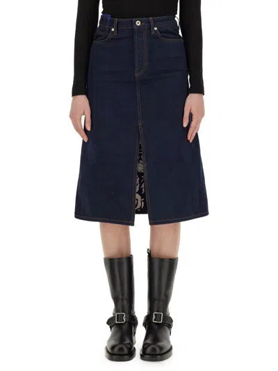 BURBERRY BURBERRY DENIM SKIRT 