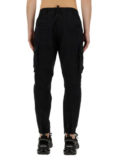 Dsquared2 Dsquared Men Cargo Pants In Black