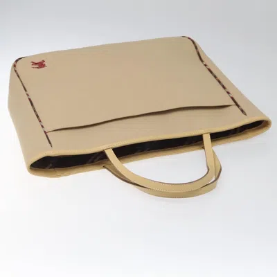 Pre-owned Burberry Blue Label Beige Canvas Tote Bag ()