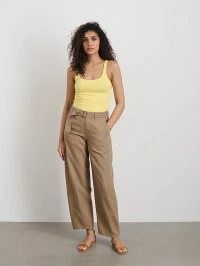 Alex Mill 365 Ribbed Tank In Honeysuckle