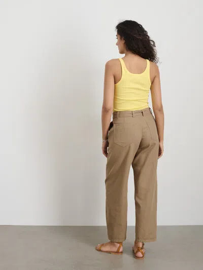 Alex Mill 365 Ribbed Tank In Honeysuckle