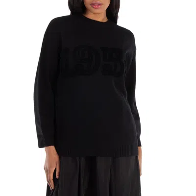 Max Mara Wool And Cashmere Blend Sweater In Black