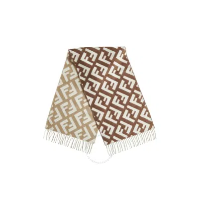 Fendi Ff Fringe Edge Scarf