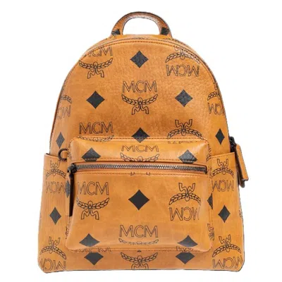 Mcm Stark Maxi Mn Vi Backpack In Brown