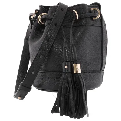 See By Chloé See By Chloe Small Vicki Leather Bucket Bag In Black