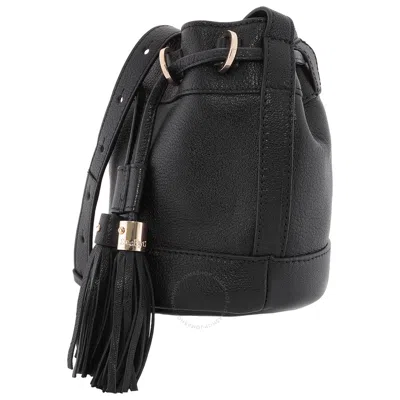 See By Chloé See By Chloe Small Vicki Leather Bucket Bag In Black