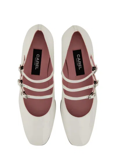 Shop Carel Paris Pump "kina" In White