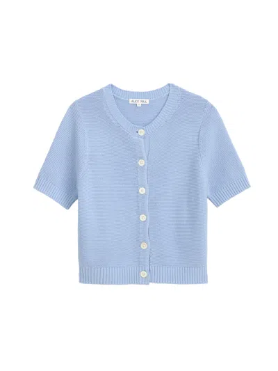 Alex Mill Elle Sweater In Cotton Linen In Hydrangea