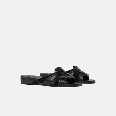 Scarosso Anna Sandals In Black