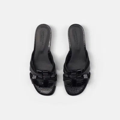 Scarosso Anna Sandals In Black