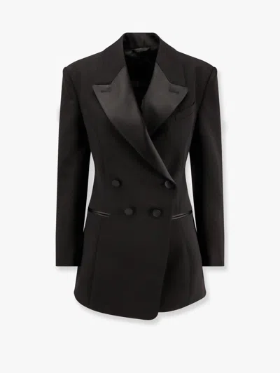 Givenchy Jacket In Wool With Pleated Back