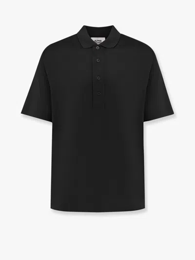 Alpha Studio Cotton Jersey Polo Shirt