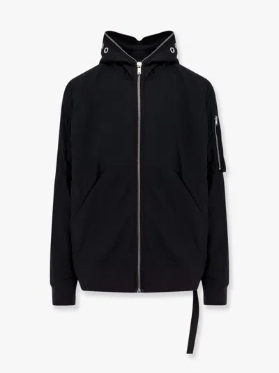 Drkshdw Men Gimp Flight Bomber Lyocell Jacket In Black