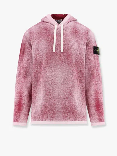 Stone Island Cotton Reversible Sweater With Iconic Logo Patch