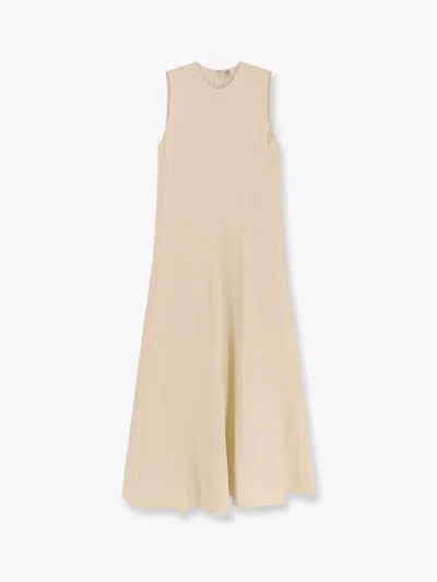 Totême Toteme Women Toteme Beige Long Dresses