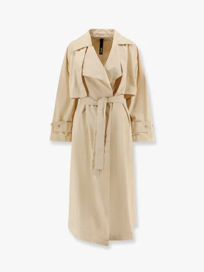 Shop Hevo Margherita Nylon Trench Coat With Belt