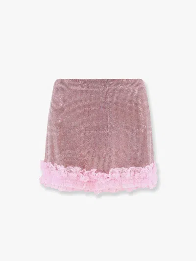 Self Portrait Residency Christopher Kane Residency Skirt With All-over Rhinestones