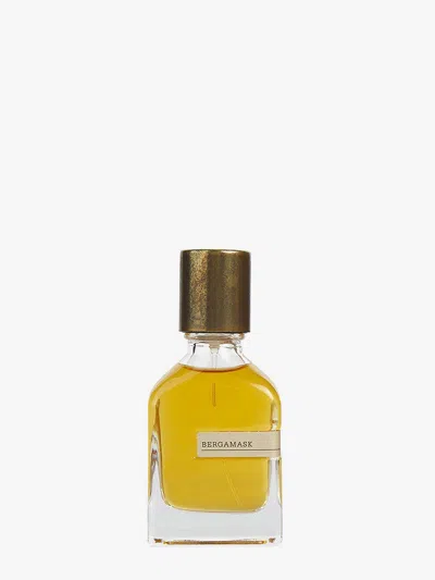 Orto Parisi Bergamask Floats In A Glass Flask With An Antique Gold Metal Cap With An Inlaid Light Horn
