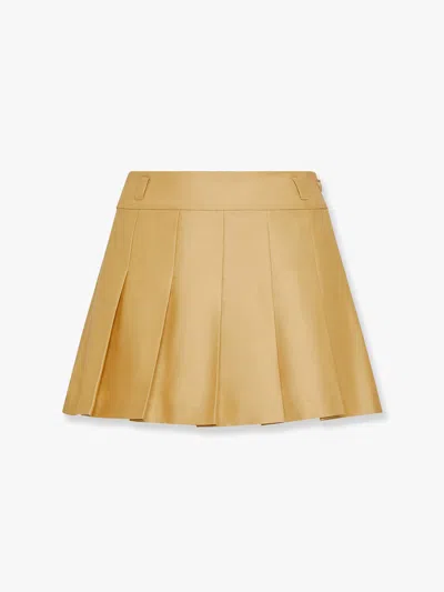 Mvp Wardrobe Cotton And Silk Mini Skirt With Shorts