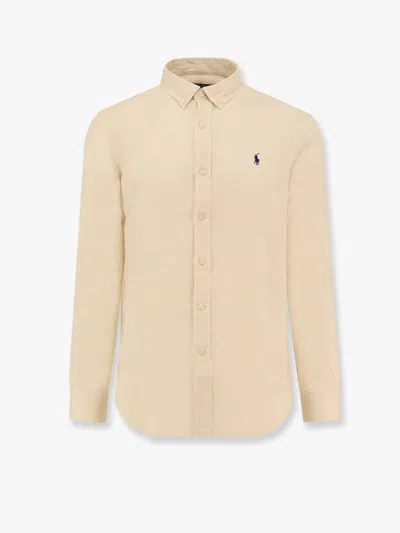 Polo Ralph Lauren Fitted Linen Shirt Collar Buttoned