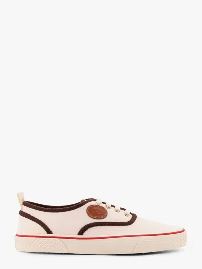Valentino Nojoke Canvas Sneakers With Contrasting Profiles