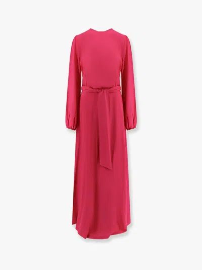 Lavi Basila Rayon Long Dress With Belt