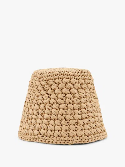 Loro Piana Jasmine Raffia Bucket Hat