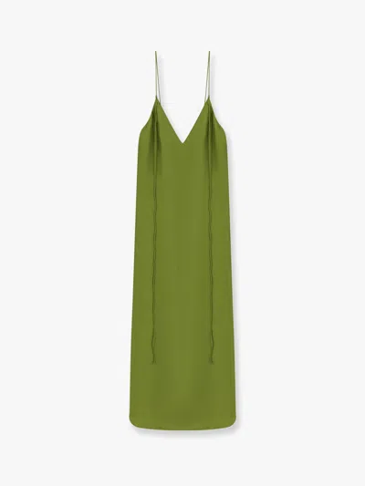 Shop Rohe Abito In Seta Con Laccetti