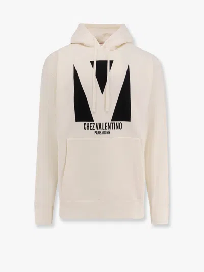 Valentino Garavani White Cotton Sweatshirt