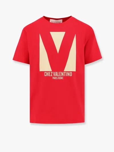 Valentino Crewneck Graphic Print T-shirt Logo