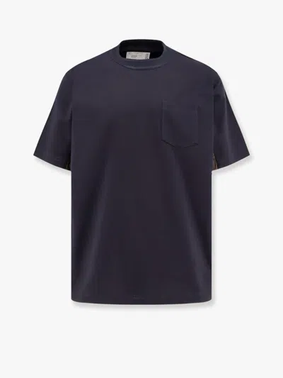 Sacai Cotton T-shirt With Multiple Pockets