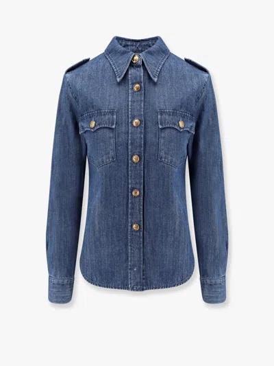 Valentino Casual Shirt With Chest Pockets And Epaulettes