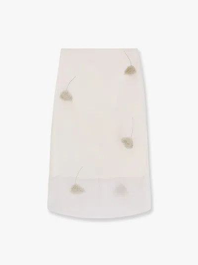 Rohe Silk Skirt With Jewel Details