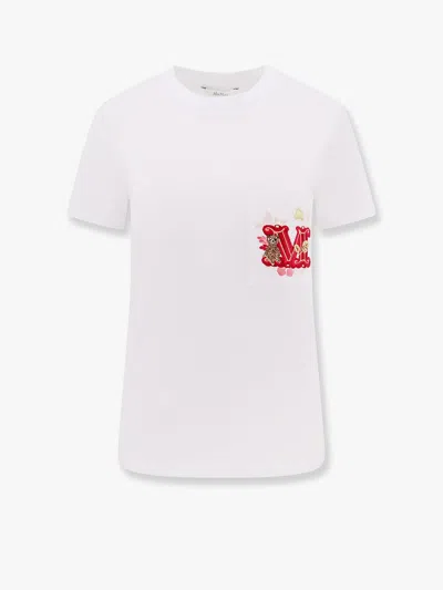 Max Mara Nunzio - Short-sleeved T-shirt With Pocket And Embroidery
