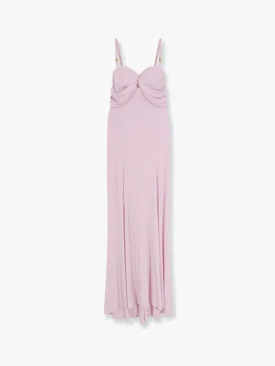 Elisabetta Franchi Red Carpet Stretch Viscose Long Dress