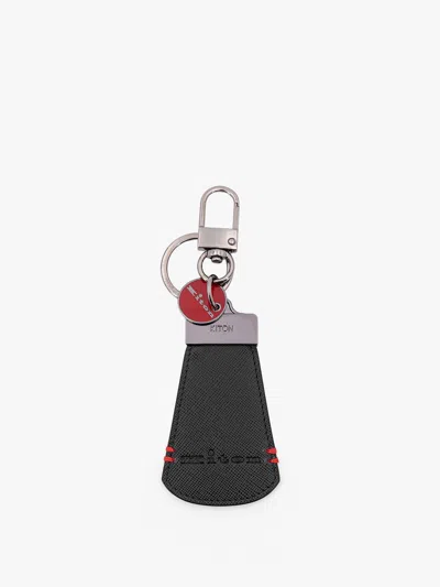 Kiton Ciro Paone Leather Key Ring