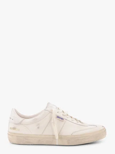 Golden Goose Soul Star Leather Low-top Sneakers With Used Effect