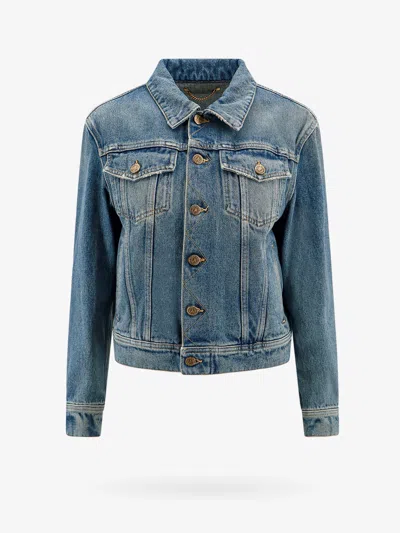 Golden Goose Denim Jacket Casual Jackets And Parka Blue
