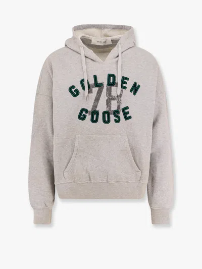 Golden Goose Vintage-inspired Unisex Hoodie With Ribbed Sides